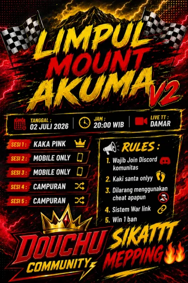 Poster EVENT DOUCHU COMMUNITY
